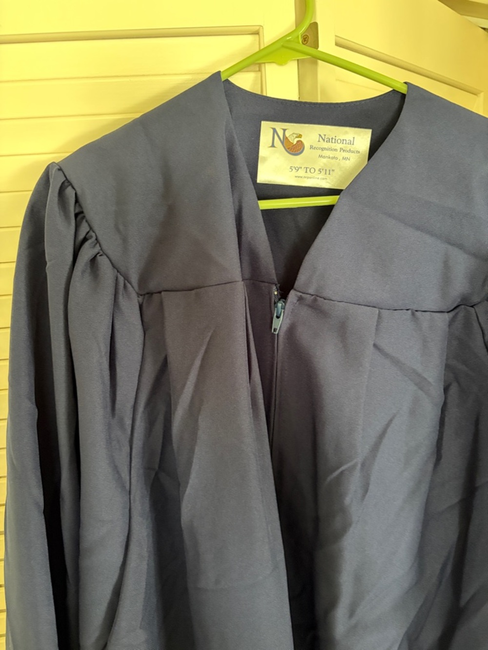 Men's Navy Graduation Gown